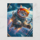 Search for astronaut cat postcards Galaxy
