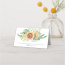 Search for sunflower place cards Autumn