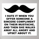 Search for moustache posters Woman