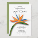 Search for bird of paradise bridal shower invitations Tropical flowers