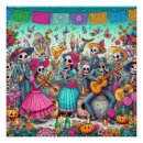 Search for mexican day of the dead posters Halloween