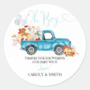 Search for truck baby shower stickers Little pumpkin