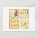 Search for yellow cat postcards Brown