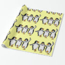 Search for penguin birthday wrapping paper Happy