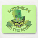 Search for green shamrocks mousepads Irish