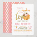 Search for pumpkins birthday invitations For kids