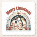 Search for merry coasters Santa claus