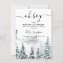 Search for snow baby shower invitations Calligraphy