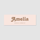 Search for retro name tags Minimalist