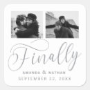 Search for silver and white wedding stickers Minimalist