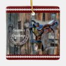 Search for horse saddle christmas tree decorations Western