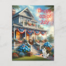 Search for vintage 4th of july postcards Red white blue