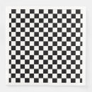 Search for checkered flag napkins Black