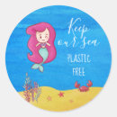 Search for mermaid cartoon stickers Ocean