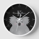 Search for black bear clocks Black and white