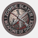 Search for zombie brains stickers Horror