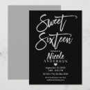 Search for black and silver foil invitations Chic