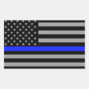Search for thin rectangle stickers Thin blue line