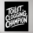 Search for toilet posters Clogging
