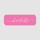 Search for pink name tags Cute