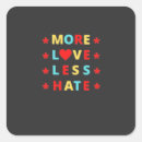 Search for love and hate stickers Peace