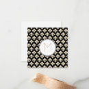 Search for fleur horizontal note cards Black