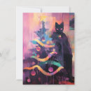 Search for black cat christmas cards Pink