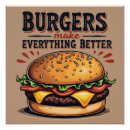 Search for burger art Retro diner