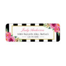 Search for red and purple return address labels Modern