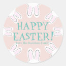 Search for happy easter pink bunny stickers Fun