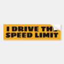 Search for driving the speed limit bumper stickers Safety