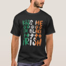 Search for black irish tshirts Shamrock