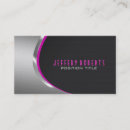 Search for slick business cards Metallic