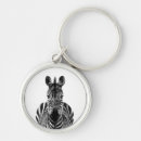 Search for african animal key rings Zebra
