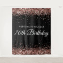 Search for 70th birthday backdrops Black