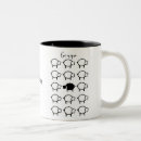 Search for black and white sheep mugs Fun
