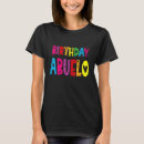 Search for spanish birthday tshirts Abuelo
