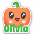 Search for pumpkin faces stickers Orange