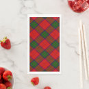 Search for red and white gingham napkins Plaid