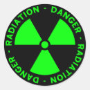 Search for radiation symbol stickers Green