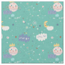 Search for planets fabric Baby