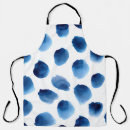 Search for blue polka dot aprons Watercolor