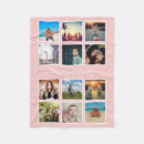 Search for pink photo blankets Create your own