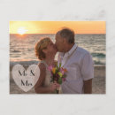 Search for beach wedding announcement cards Bride