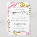 Search for tropical engagement party invitations Gold