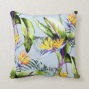 Search for bird of paradise cushions Hawaiian