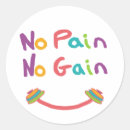 Search for no pain no gain stickers Gym