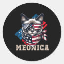 Search for american flag cat stickers Funny