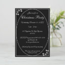 Search for silver christmas invitations Black and silver