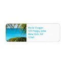 Search for palm fronds return address labels Ocean